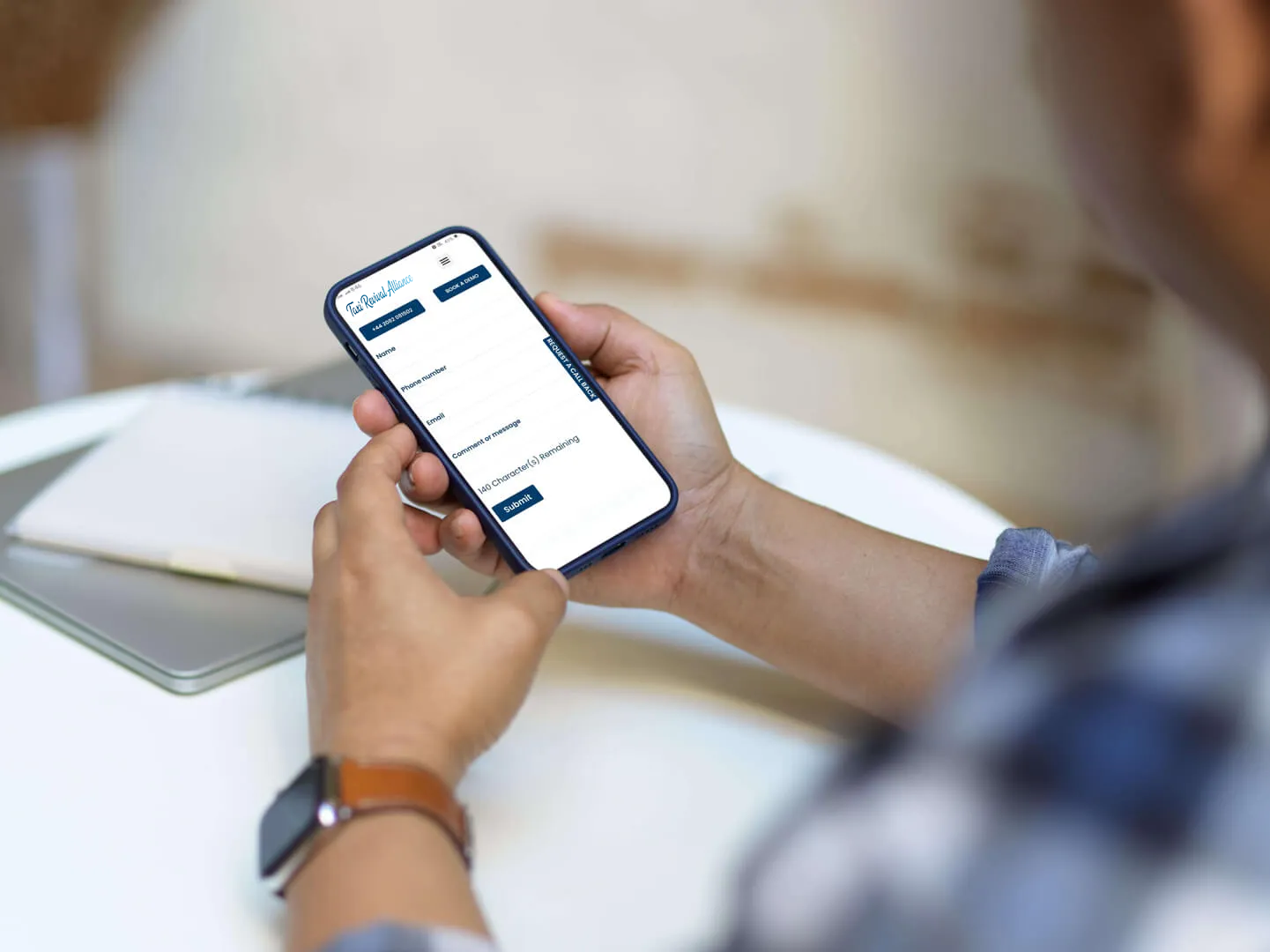 Contact Form - App For Taxis